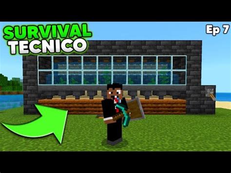 SURVIVAL TÉCNICO EN MINECRAFT BEDROCK 1 20 HICE UNA GRANJA DE POLVO