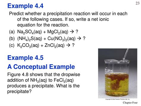 Ppt Chemical Reactions In Aqueous Solutions Powerpoint Presentation