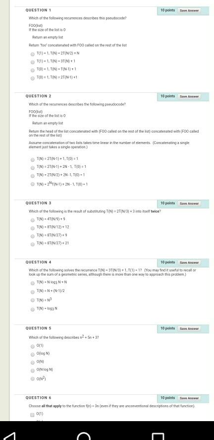 Solved QUESTION 1 10 Points Save Answer Which Of The Chegg