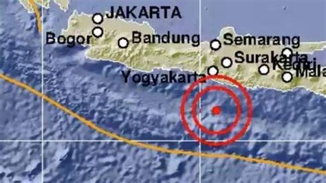 Gempa Yogyakarta Jumat 8 Juli 2022 Malam Guncangan Di Laut Info BMKG