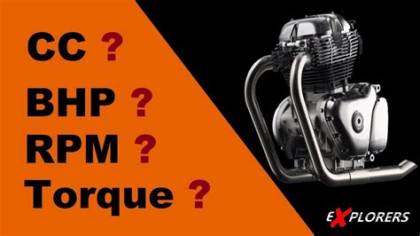 What Is Cc Bhp Torque And Rpm Of A Engine Simply Explained In हिन्दी