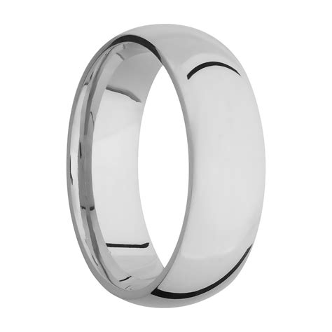 Titanium Domed Wedding Band By Lashbrook Designs Rings