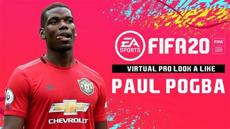 Paul Pogba FIFA 20 Pro Clubs Look Alike Virtual Pro Lookalike