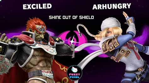 Shine Out Of Shield Hdr Exciled Ganondorf Vs Arhungry On Youtube