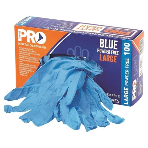 Pro Choice Disposable Nitrile Powder Free Gloves Stw Industrial Safety