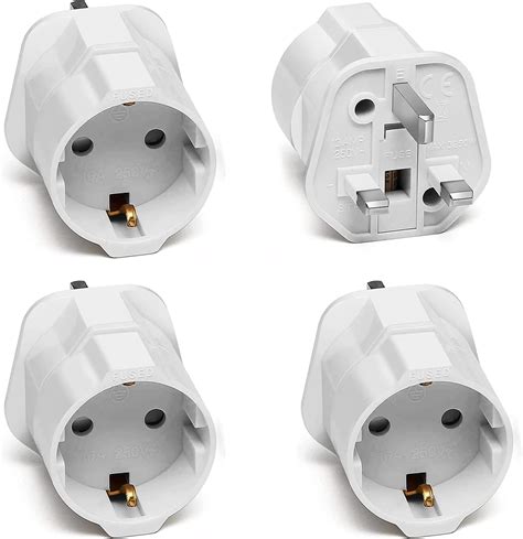 Darbey St Ck Steckdosenadapter Deutschland Zu England Stecker