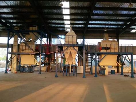 Dry Mix Wall Putty Powder Production Line With Automaitc Valve Bag