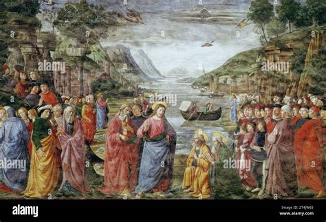 Domenico Ghirlandaio Calling Of The Apostles Peter And Andrew 1481