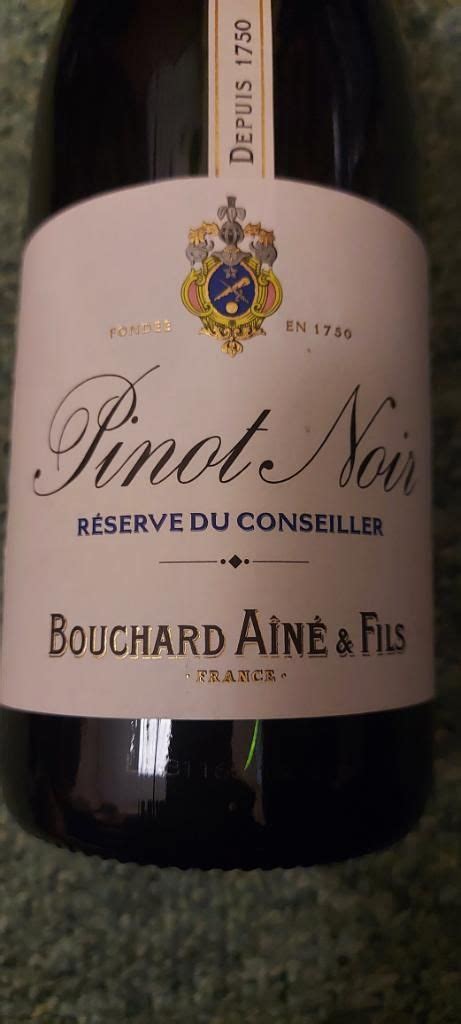 Bouchard A N Fils Pinot Noir Reserve Du Conseiller France Vin