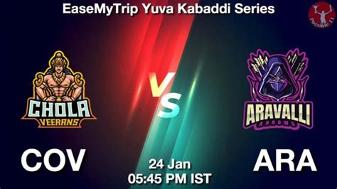 Cov Vs Ara Dream Prediction Team Live Kabaddi Jan