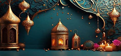 Ramadan Kareem Golden Mosque Background Happy Ramadan Ramadan Mubarak