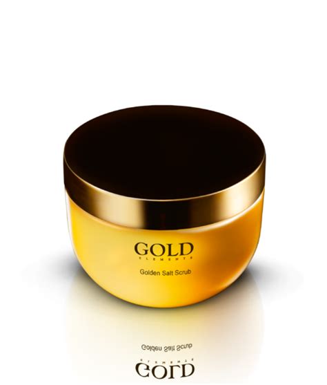 Golden Salt Scrub Precious 24k Luxury Gold Skincare By Gold Elements