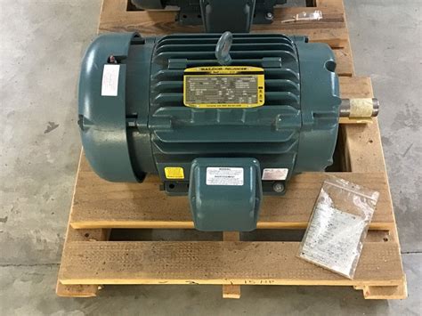 Baldor 15 Hp Ac Motor 460 Volts 1800 Rpm 4p 254t Frame Bme Bearings And Surplus