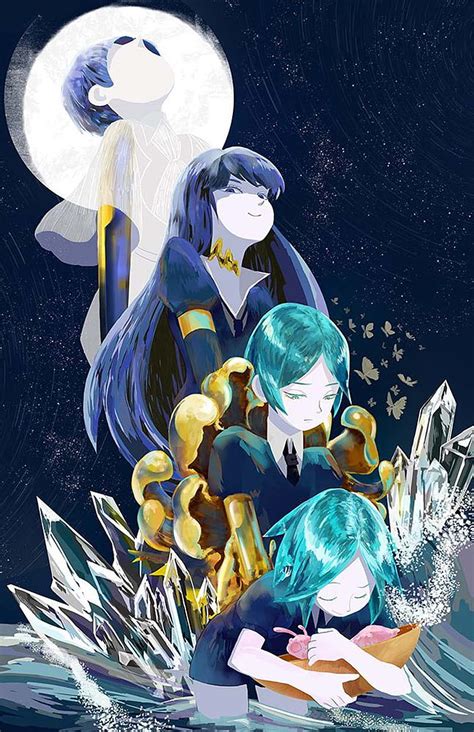 Land Of The Lustrous Lapis Lazuli Fan Art Blue Hair Manga Houseki