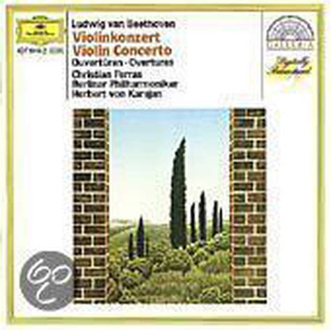 Beethoven Violin Concerto Overtures Karajan Ludwig Van Beethoven Cd Album