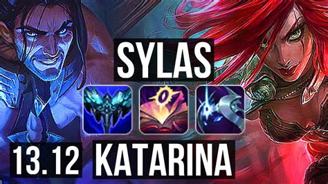 SYLAS Vs KATARINA MID 8 1 4 800 Games 1 0M Mastery Godlike NA