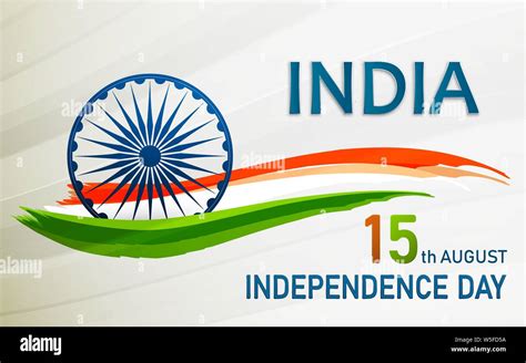 Banner Or Flyer Design For 15th August Happy Independence Day