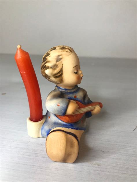 S Vintage Goebel Hummel Figurine Joyful Noise Candle Etsy