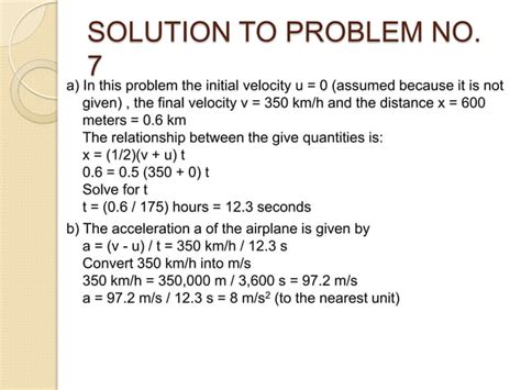 Uniformly Accelerated Motion Ppt