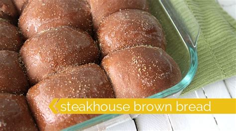 Steakhouse Sweet Brown Molasses Bread Recipe Just Like Outback