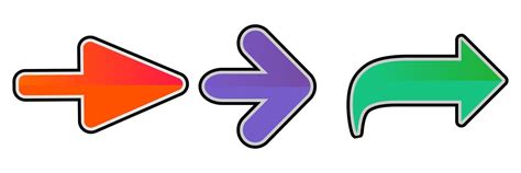 flat design arrow direction collection  vector art  vecteezy