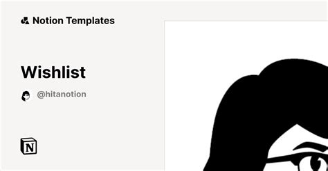 Wishlist Template | Notion Marketplace