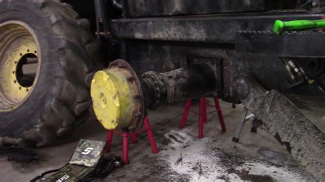 John Deere 1010d Front Axle Repair Youtube