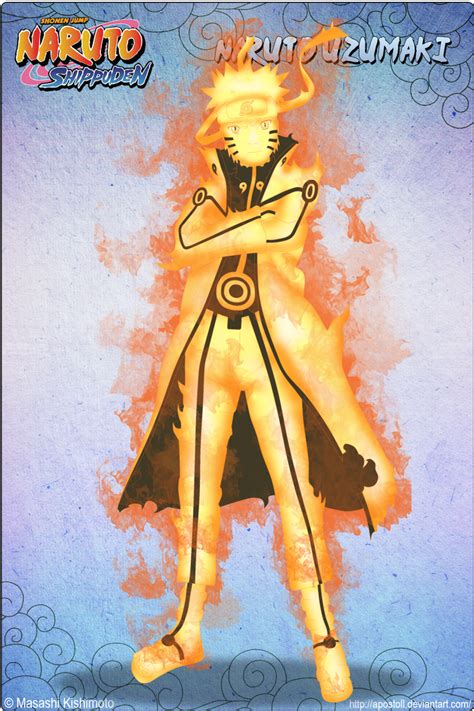 Naruto 9-Tails Chakra Mode by Apostoll on DeviantArt