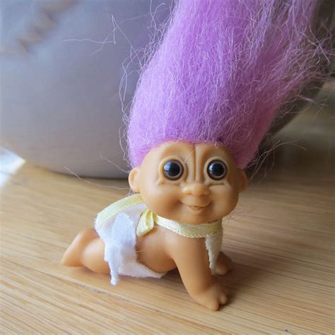 Vintage 90s Russ Troll Doll Baby Troll