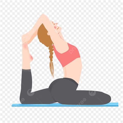 Girl Fitness Clipart Transparent PNG Hd Fitness Sports Girl Yoga