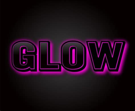 Premium Vector Glow 3d Text Effect Editable Vector