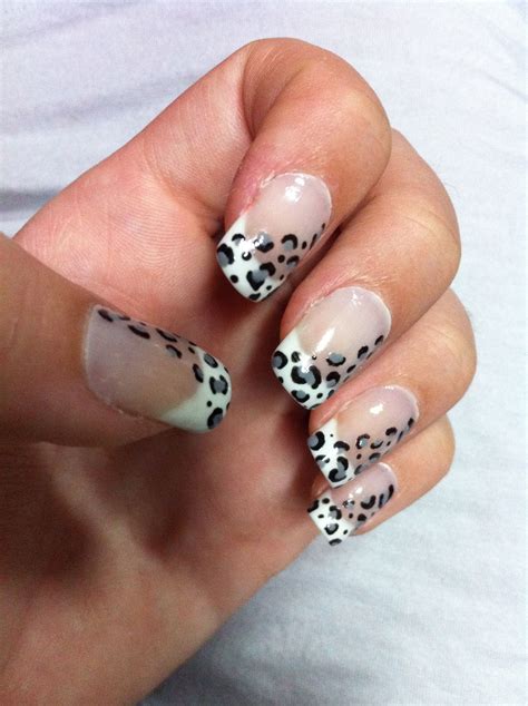 French Leopard Nail Art Leopard Nail Designs Leopard Nails Leopard