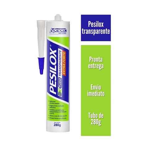 Silicone Multiuso Pesilox Fixtudo Adespec SOLUCAO CIA