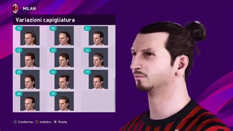 Come Creare Zlatan Ibrahimovic Su Pes Youtube