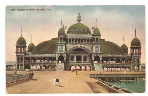 Utah Great Salt Lake Saltair Pavilion Circa 1910