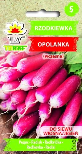 Rzodkiewka Wczesna Opolanka Nasiona 10g Toraf W Sklepie E Ogrodniczy Pl