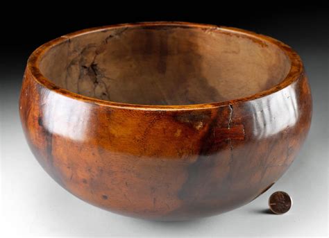 At Auction Early 19th C Hawaiian Kou Wood Umeke Bowl