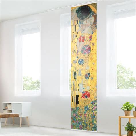 Gustav Klimt Der Kuß Schiebegardine kaufen