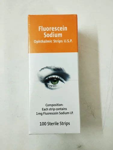 Fluoro Touch Fluorescein Sodium Ophthalmic Strips 100 Strips At Rs