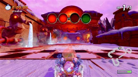 Ctr Nitro Fueled Developer Time Trial Barin Ruins Youtube