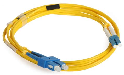 Cordon Fibre Monomode SC UPC 1 5m LC UPC Duplex Longueur 1 5m