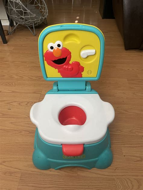 Sesame Street Elmo Hooray 3 In 1 Potty Chair Toilet Trainer And Step