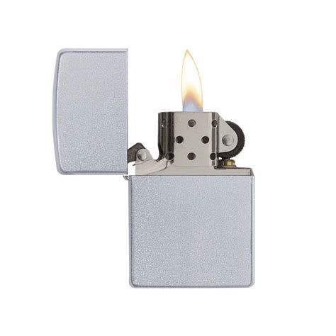 Zippo Chrome Satin Finish