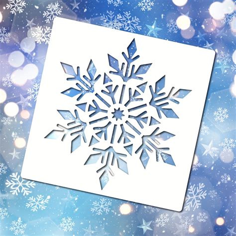 Frozen Snowflake Stencils