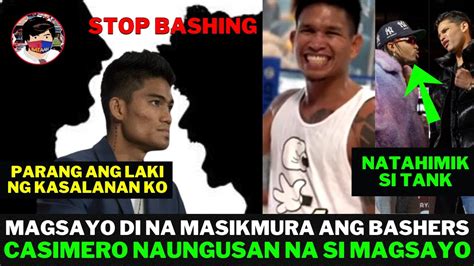 Mark Magsayo Hindi Na Matiis Ang Mga Bashers Nya Casimero Naungusan