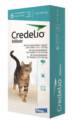 CREDELIO Chat 48mg 2 8kg comprimés à croquer boite de 6 comprimés