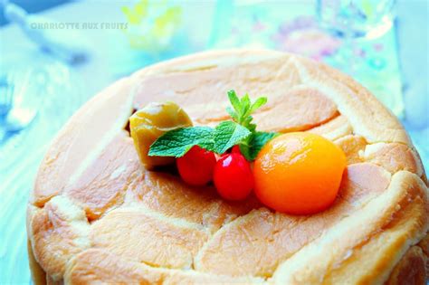 Charlotte aux fruits au sirop au mascarpone Aux délices du palais