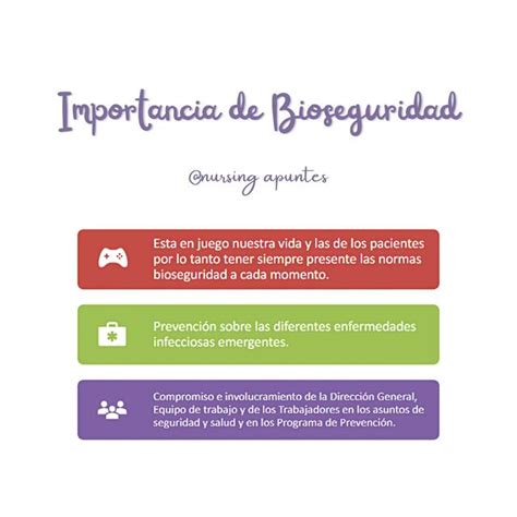 Importancia De Bioseguridad Nursing Apuntes Udocz