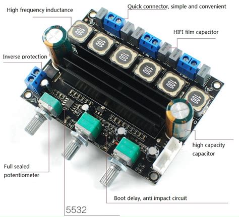 Tpa D Hifi Digital Audio Amplifier Board Subwoofer Bass Channel