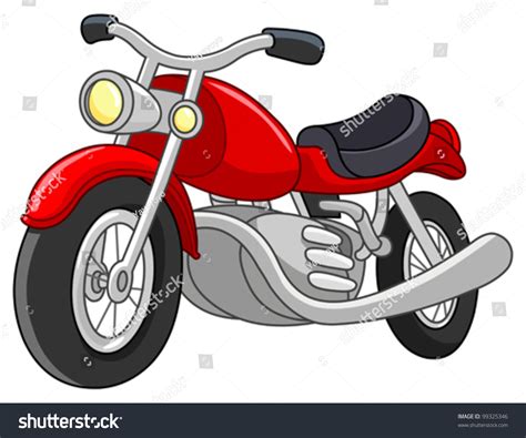 Cartoon Motorcycle